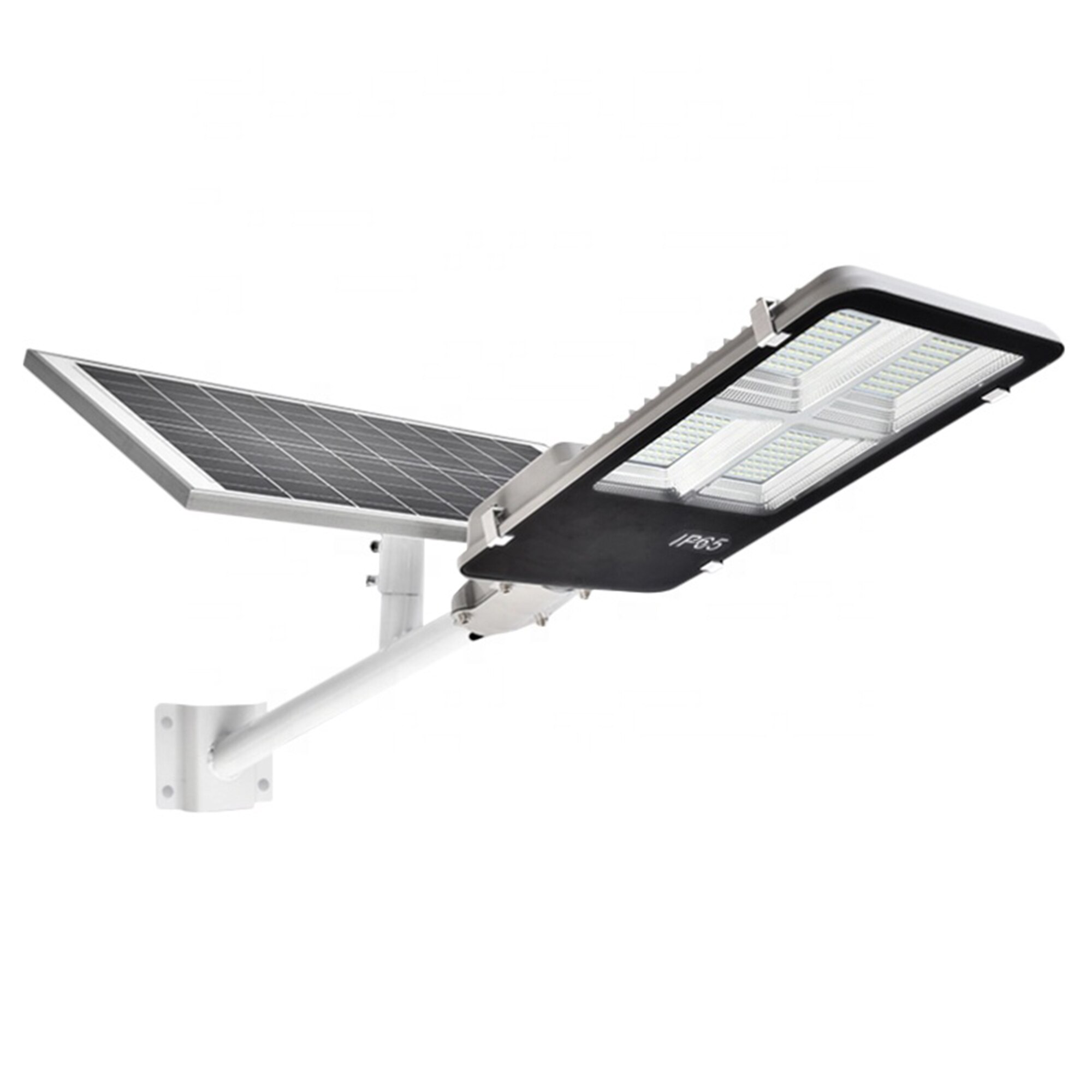 Lampa solara stradala Zolia™ de 200W, 254 LED SMD, cu panou solar 25W 53x35 cm, brat montare si telecomanda cu functii multiple